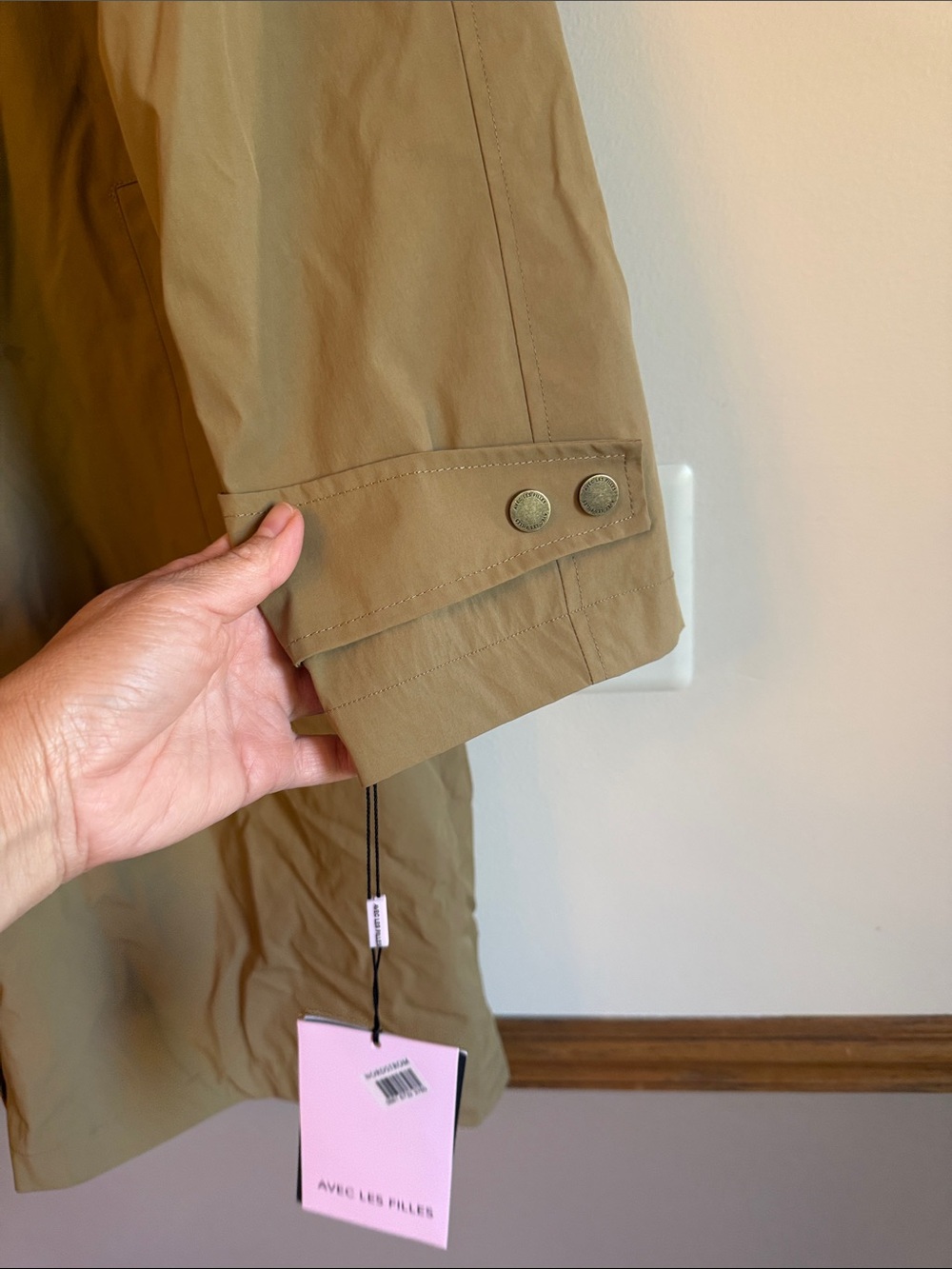 Avec Les Filles Hooded Cape Raincoat - Picture 5 of 10